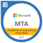 MTA 98-381 Introduction to Programming using python